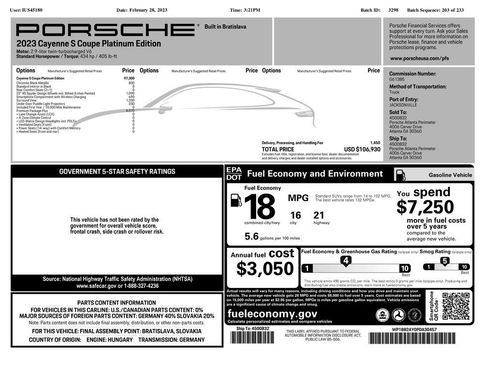 Used 2023 Porsche Cayenne S AWD/4WD image 2