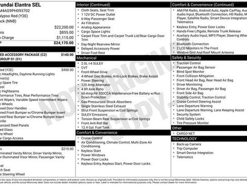 Used 2023 Hyundai Elantra SEL w/ Preferred Accessory Package image 6