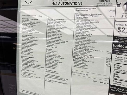 New 2026 Nissan Frontier PRO-4X w/ Pro Premium Package image 13