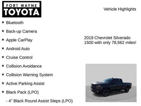 Used 2019 Chevrolet Silverado 1500 LT w/ LPO, Black Pack AWD/4WD image 8