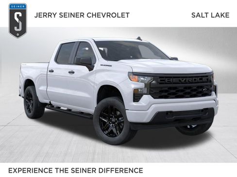 New 2026 Chevrolet Silverado 1500 Custom w/ LPO, Dark Essentials Package AWD/4WD image 1