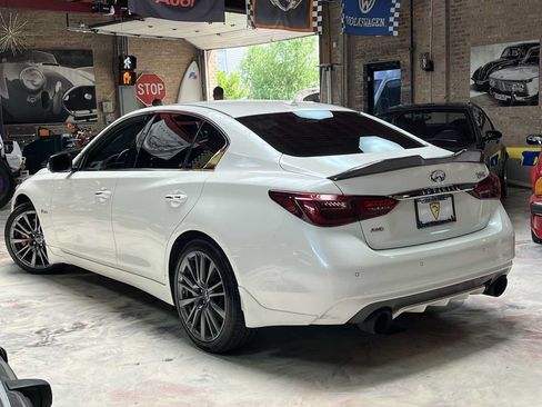 Used 2019 INFINITI Q50 Red Sport 400 w/ Sensory Package AWD/4WD image 5