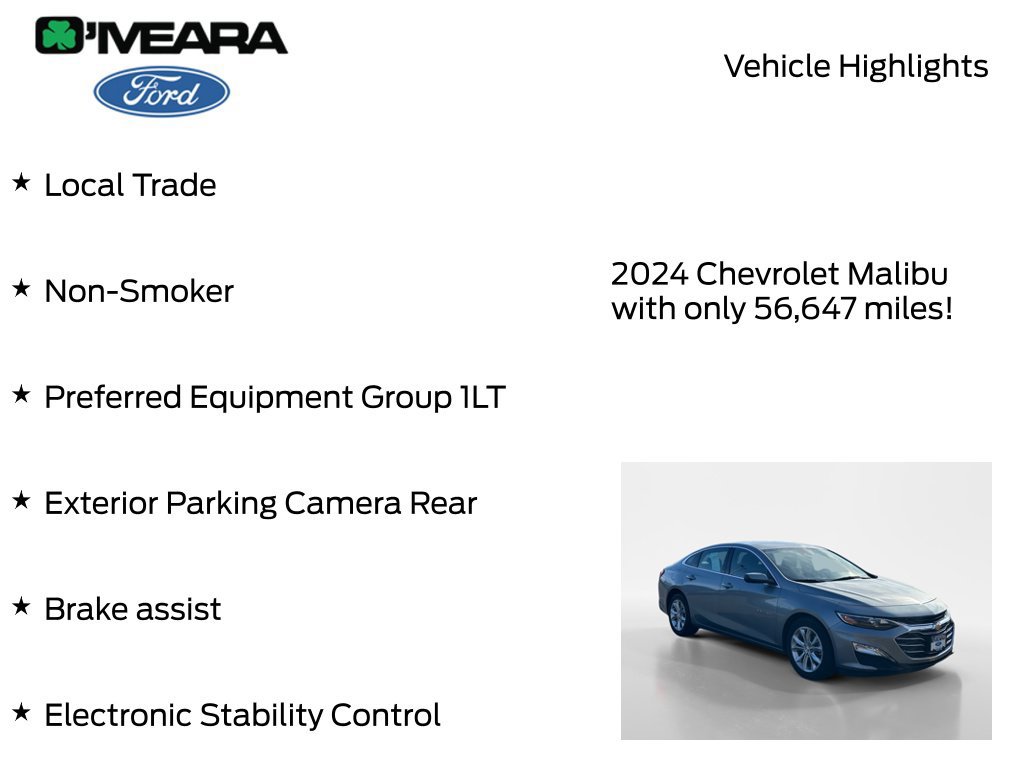 Used 2024 Chevrolet Malibu LT FWD image 7