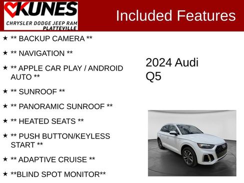 Used 2024 Audi Q5 2.0T Premium Plus AWD/4WD image 2