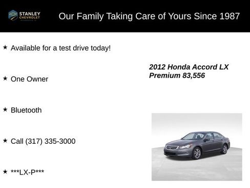 Used 2012 Honda Accord LX image 9