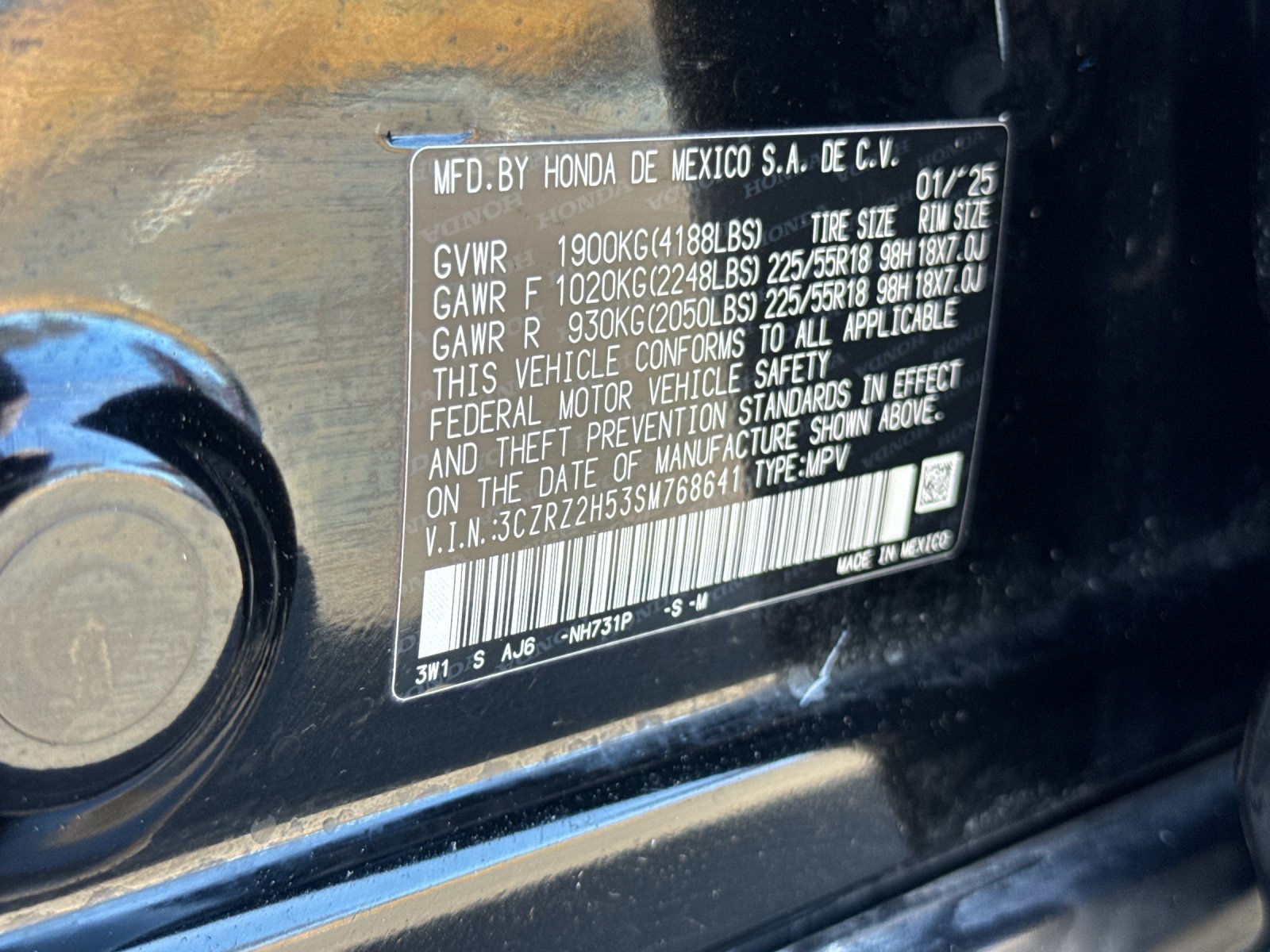 Used 2025 Honda HR-V Sport image 26