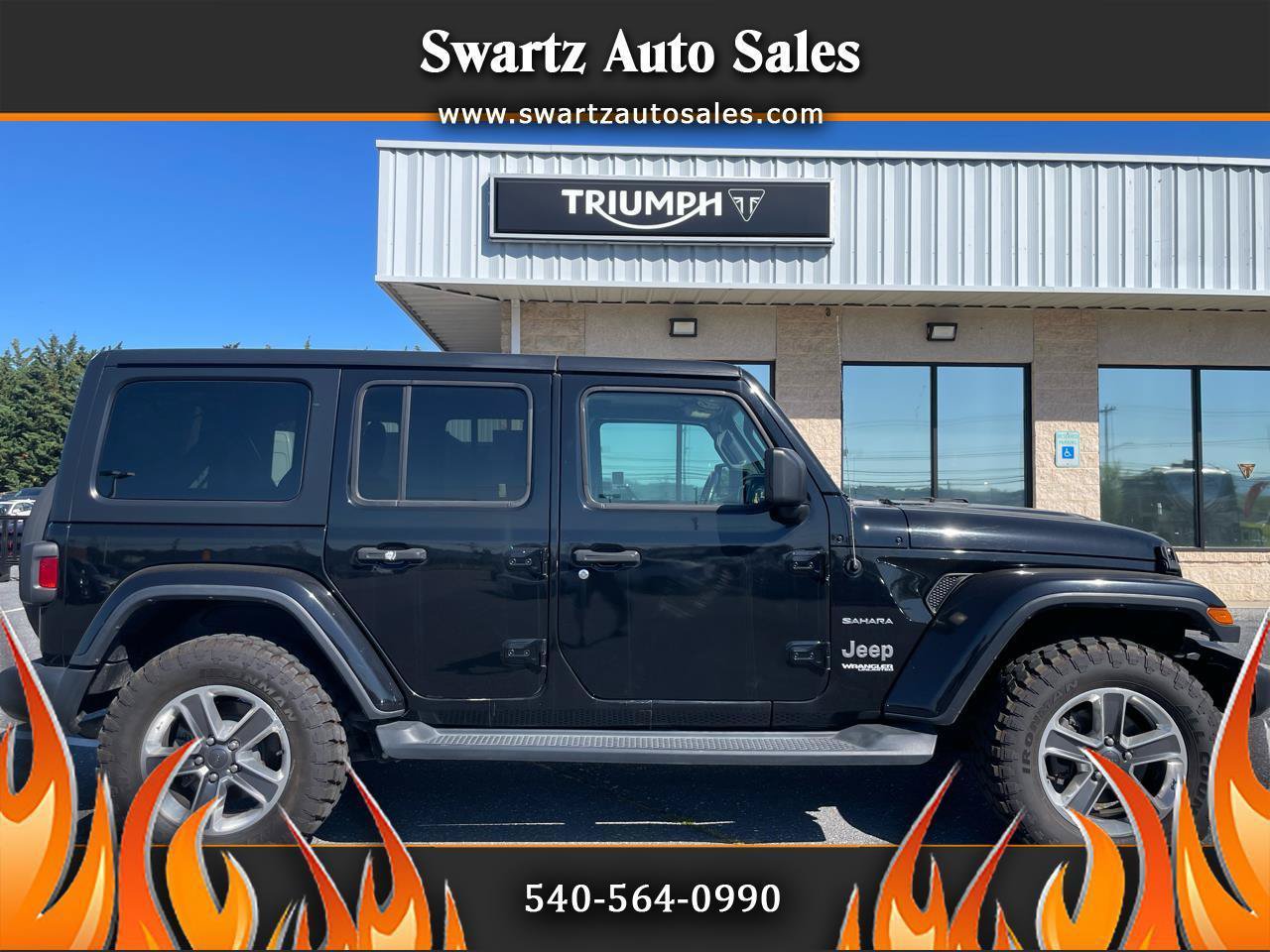 Used 2020 Jeep Wrangler Unlimited Sahara AWD/4WD image 1