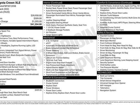 Used 2023 Toyota Crown XLE image 32