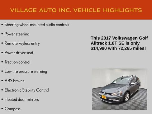 Used 2017 Volkswagen Golf Alltrack SE image 14
