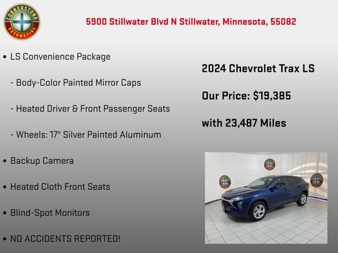 Used 2024 Chevrolet Trax LS w/ LS Convenience Package FWD image 10