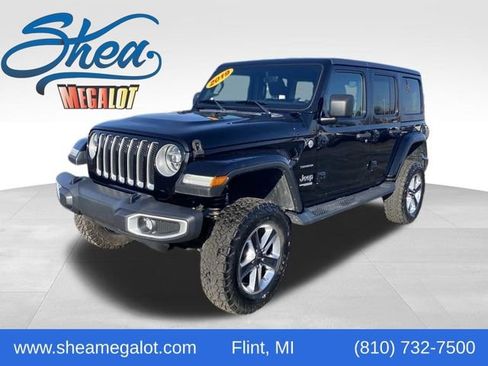 Used 2019 Jeep Wrangler Unlimited Sahara image 1
