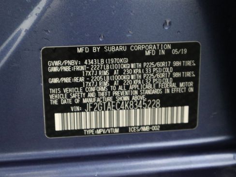 Used 2019 Subaru Crosstrek 2.0i Premium w/ Eyesight System image 38