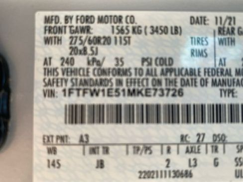 Used 2021 Ford F150 XL w/ STX Appearance Package AWD/4WD image 30