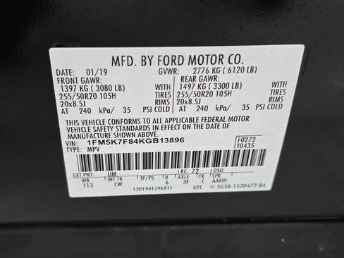 Used 2019 Ford Explorer Limited w/ Class III Trailer Tow Package image 36