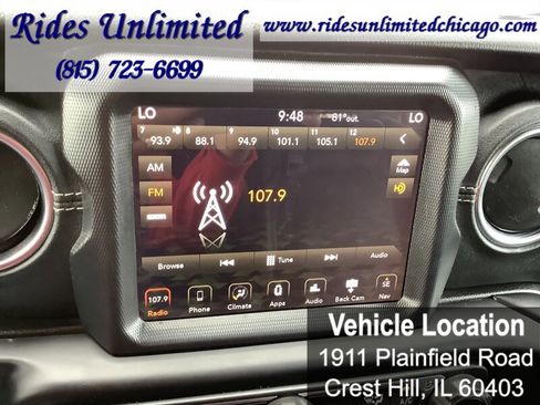 Used 2019 Jeep Wrangler Unlimited Sahara w/ Uconnect 4C Nav & Sound Group AWD/4WD image 12