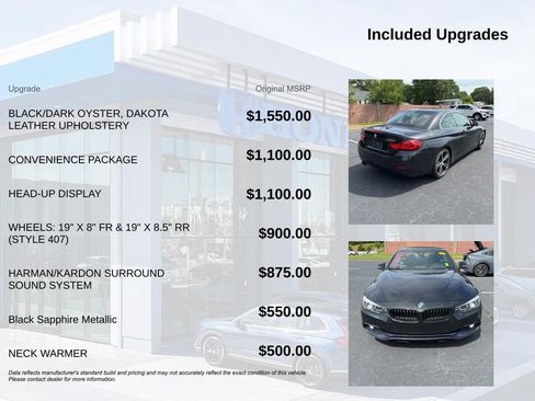Used 2020 BMW 430i Convertible w/ Convenience Package RWD image 5
