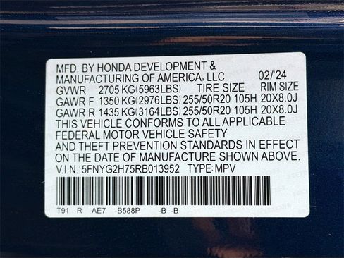 Used 2024 Honda Pilot Touring image 35