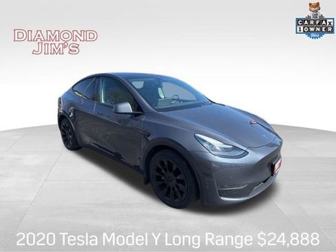 Used 2020 Tesla Model Y Long Range AWD/4WD image 1