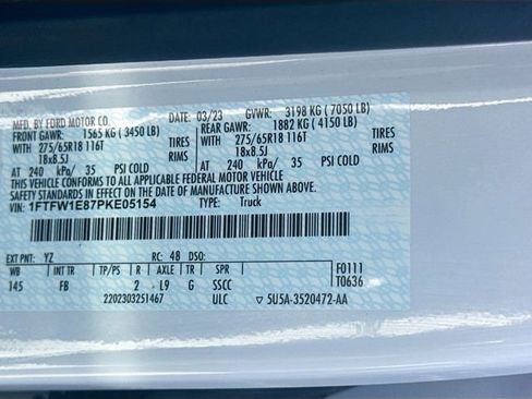 Certified 2023 Ford F150 XLT w/ Equipment Group 302A High image 34