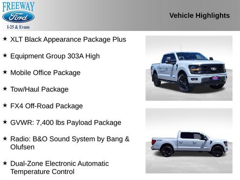 Used 2025 Ford F150 XLT w/ Equipment Group 303A High AWD/4WD image 2