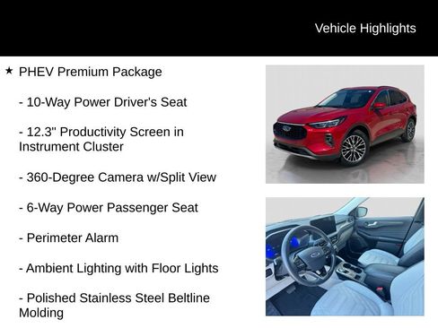 Certified 2023 Ford Escape SE w/ PHEV Premium Package image 6