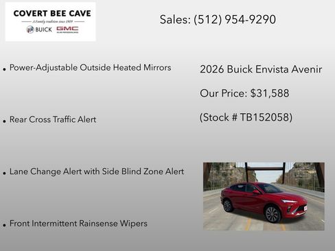 New 2026 Buick Envista Avenir FWD image 12