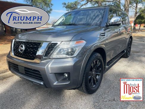 Used 2017 Nissan Armada Platinum w/ Captain Seat Package image 1