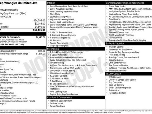 Used 2022 Jeep Wrangler Unlimited Sahara w/ Cold Weather Group AWD/4WD image 27