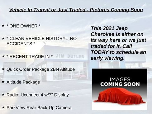 Used 2021 Jeep Cherokee Latitude Plus FWD image 1