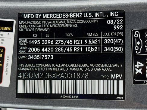 Certified 2023 Mercedes-Benz EQS 450+ SUV image 25