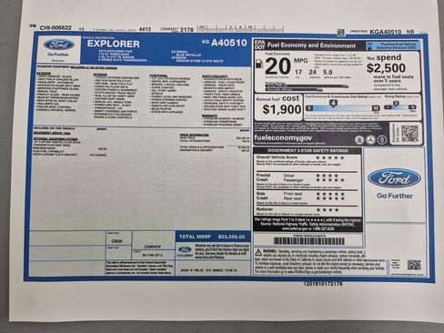 Used 2019 Ford Explorer FWD image 38