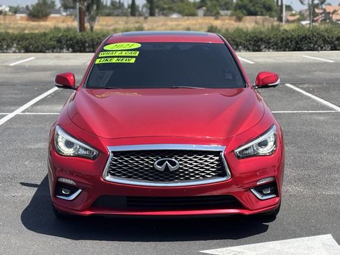 Used 2021 INFINITI Q50 Luxe w/ Cargo Package RWD image 2