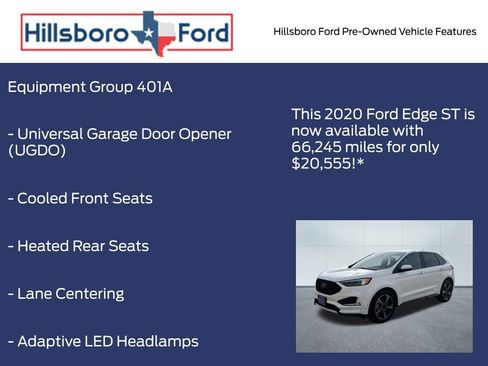 Used 2020 Ford Edge ST w/ Equipment Group 401A image 7