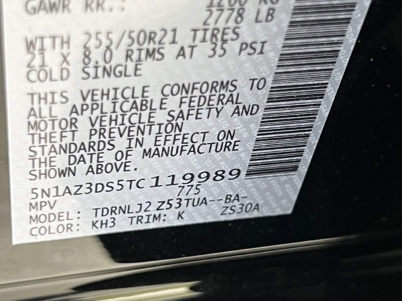 New 2026 Nissan Murano Platinum w/ Cargo Package AWD/4WD image 18