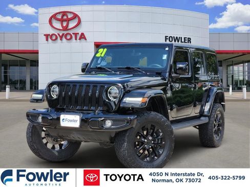 Used 2021 Jeep Wrangler Unlimited Sahara AWD/4WD image 1