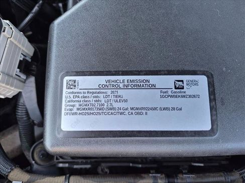 Used 2021 Chevrolet Silverado 1500 Custom RWD image 25