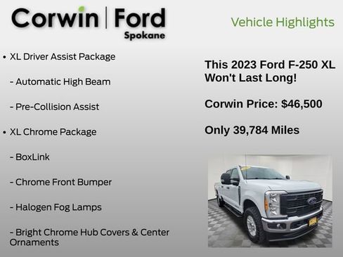 Certified 2023 Ford F250 XL w/ XL Driver Assist Package image 13