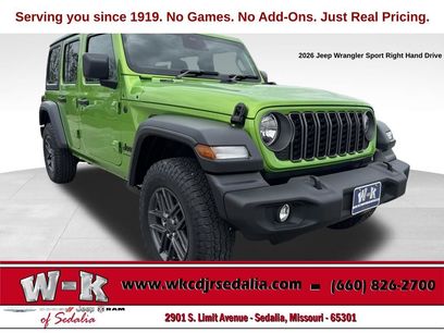New 2026 Jeep Wrangler Unlimited Sport