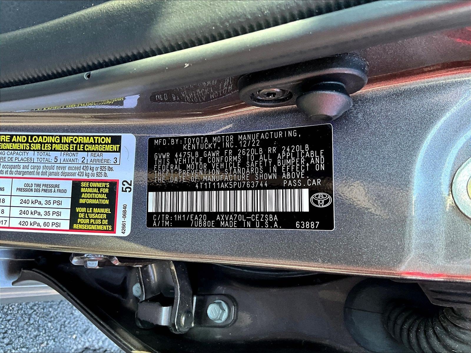 Used 2023 Toyota Camry SE w/ Convenience Package FWD image 17