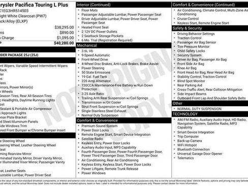 Used 2017 Chrysler Pacifica Touring-L Plus image 32