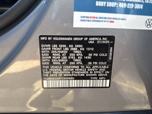 New 2026 Volkswagen Atlas SEL image 27