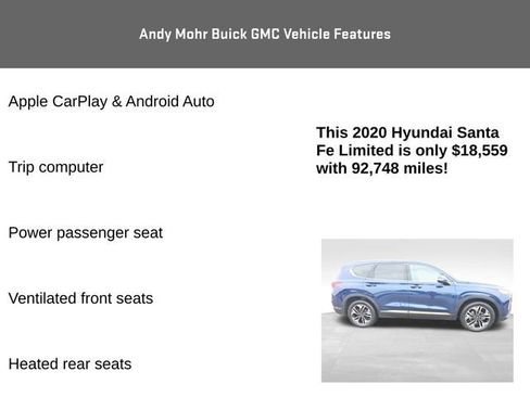 Used 2020 Hyundai Santa Fe Limited AWD/4WD image 14