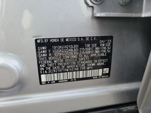 Used 2023 Honda HR-V EX-L image 33