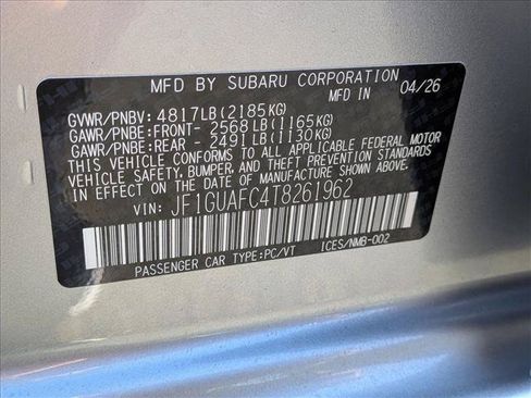 New 2026 Subaru Impreza 2.0i Sport AWD/4WD image 18