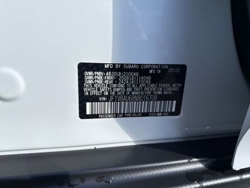 Used 2022 Subaru WRX GT image 18