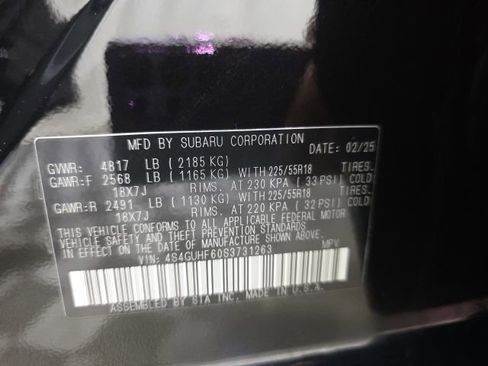 Used 2025 Subaru Crosstrek 2.5i Sport image 39