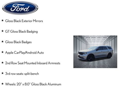 Used 2018 Dodge Durango GT w/ Blacktop Package RWD image 9
