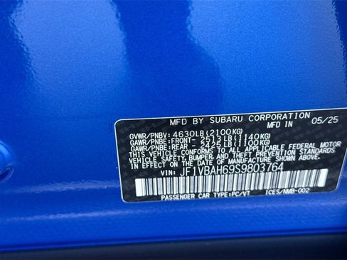 Used 2025 Subaru WRX Premium w/ Accessory Package #2 image 36