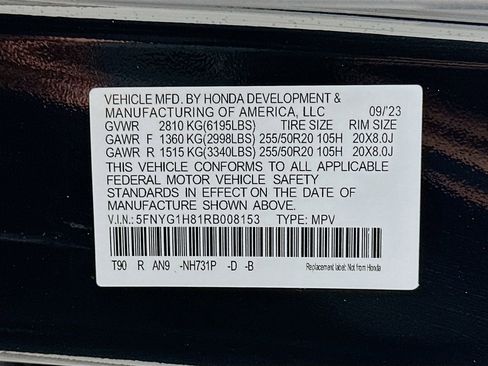Certified 2024 Honda Pilot Elite image 35