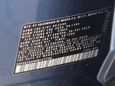 Used 2019 Volkswagen Tiguan SE w/ Panoramic Sunroof Package image 22